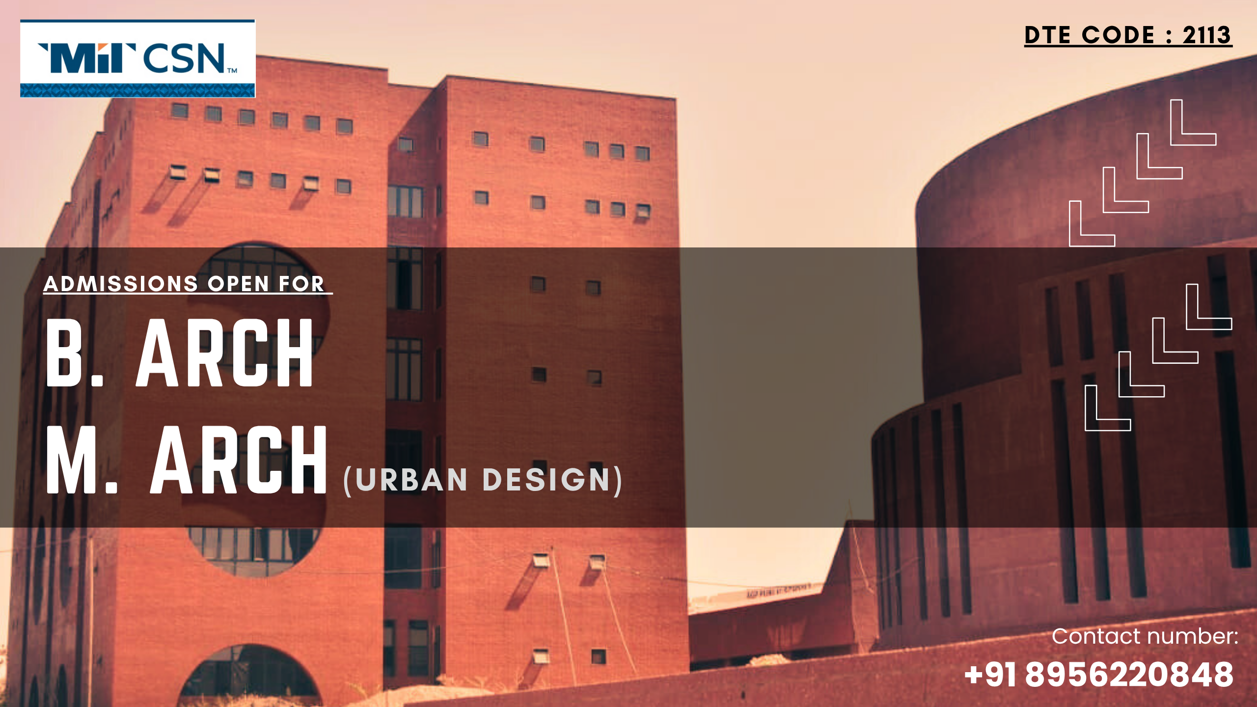 B.Arch and M.Arch
